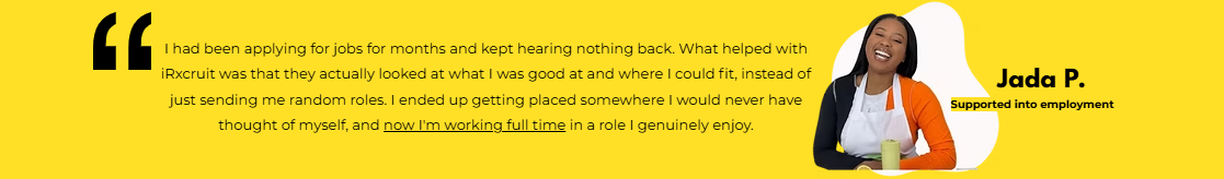 Jada P. — supported into employment